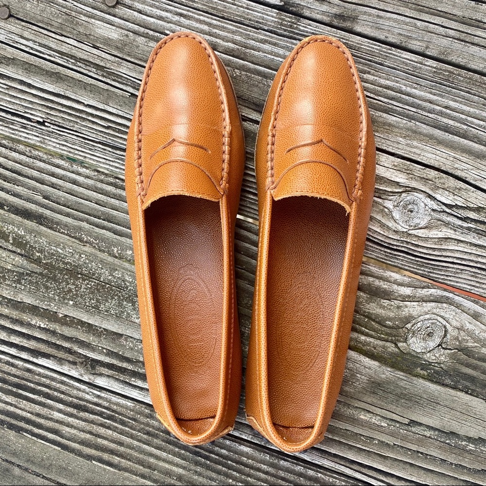 Tod’s Caramel Leather Loafers